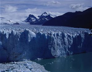 De gletsjer Perito Moreno